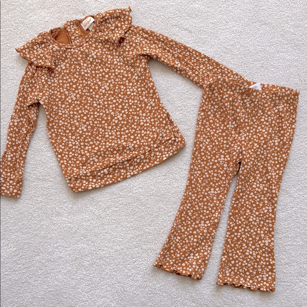 Cat & Jack Fall Floral Matching Set